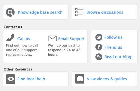 More help options